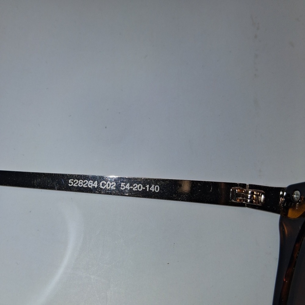 ANN TAYLOR Sunglasses Women's Tortoiseshell Brown 54mm Gradient Lenses Gold Tone